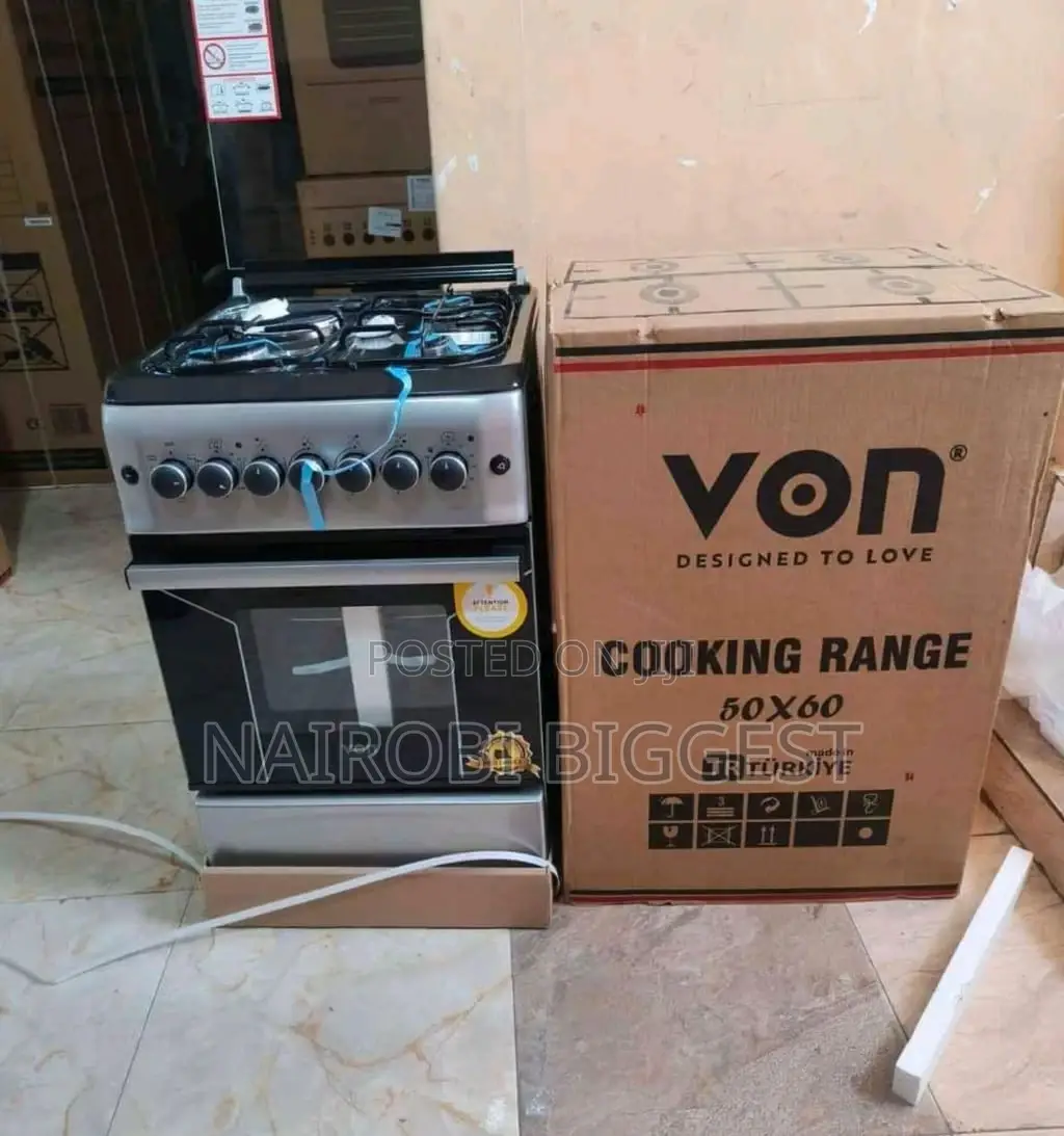 Amazing Von Hotpoint 50 by 60, 3G+1E Free Standing Cooker