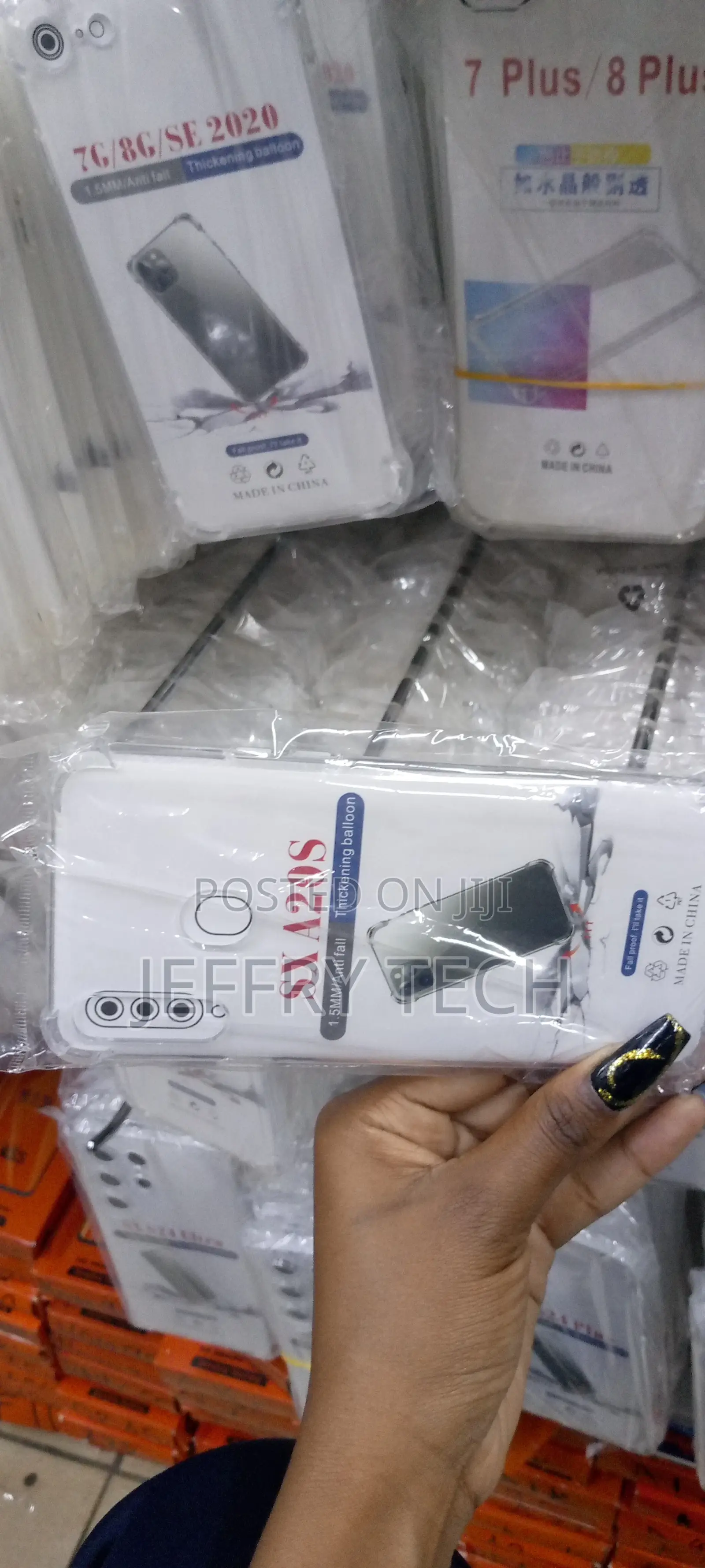 Osophter for Samsung Galaxy A20S Case Clear Transparent Rein