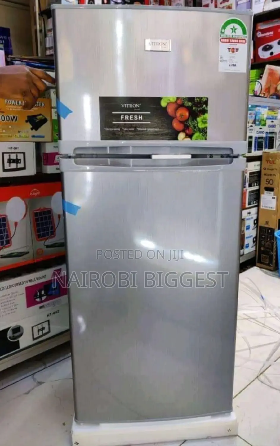 Vitron 128 Litres Double Door Refrigerator