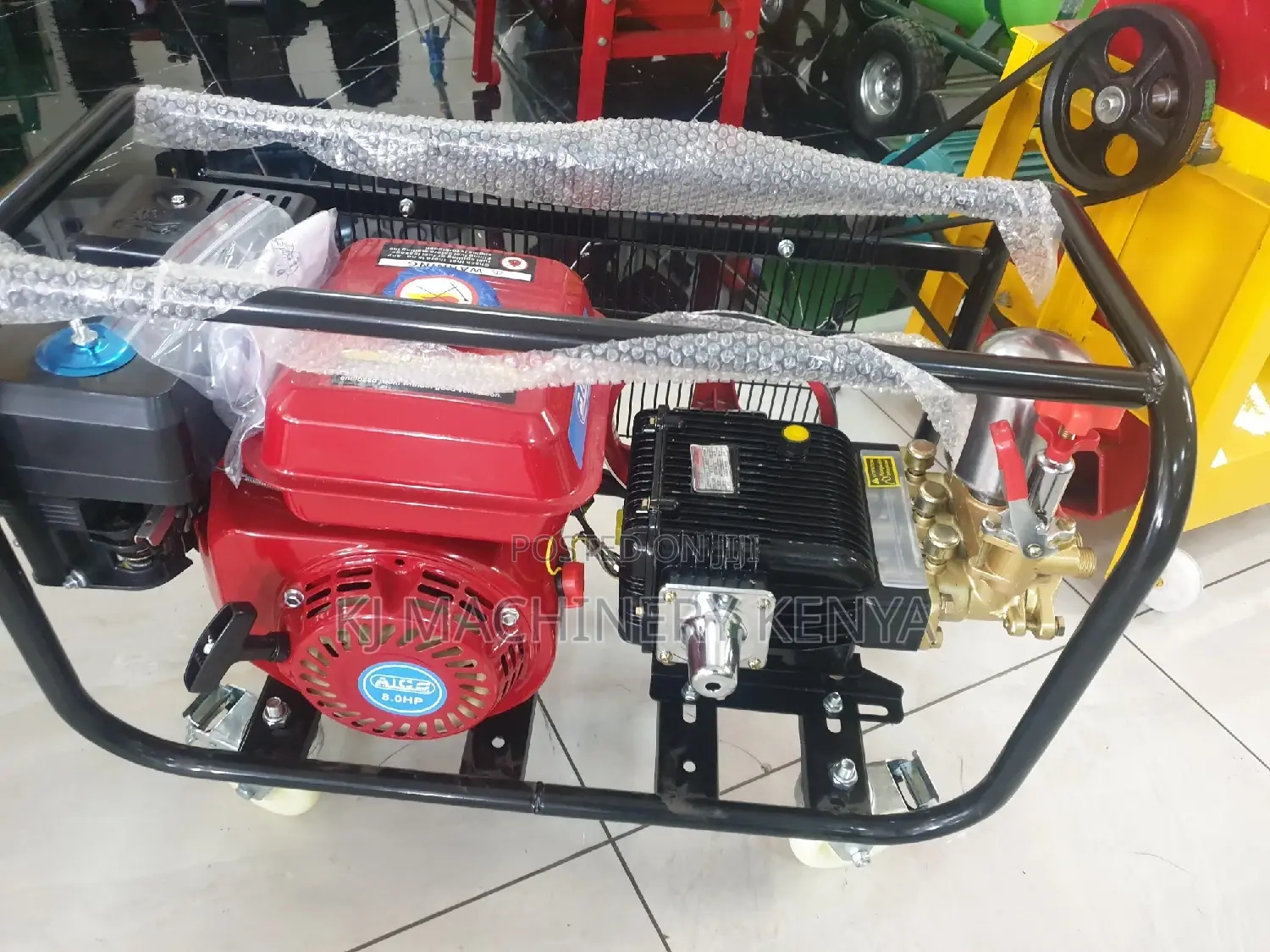 Gasoline Trolley Sprayer Aico Brand Engine 8