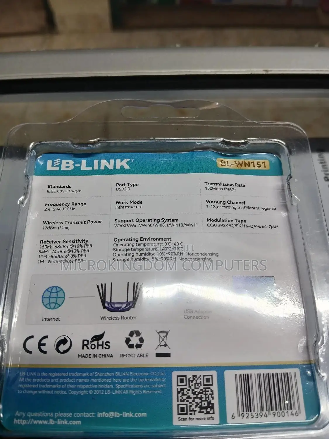 Lb Link 150mbps Wifi Dongle