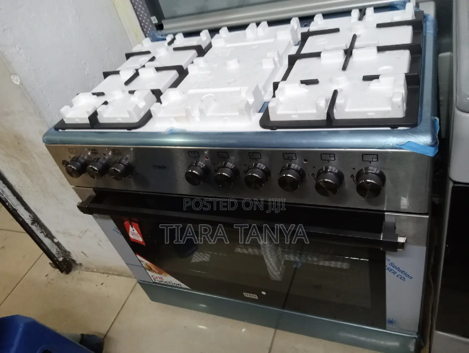 Mika 90cm X 60cm 4G+2E Standing Cooker MST90PU42HI/HC