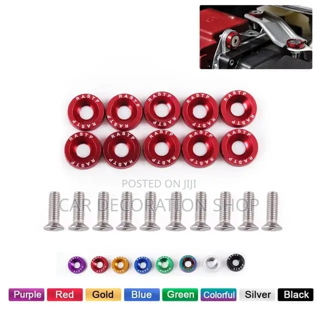 Car Refitting Thickened Gasket Screw Guard Washer and Screw