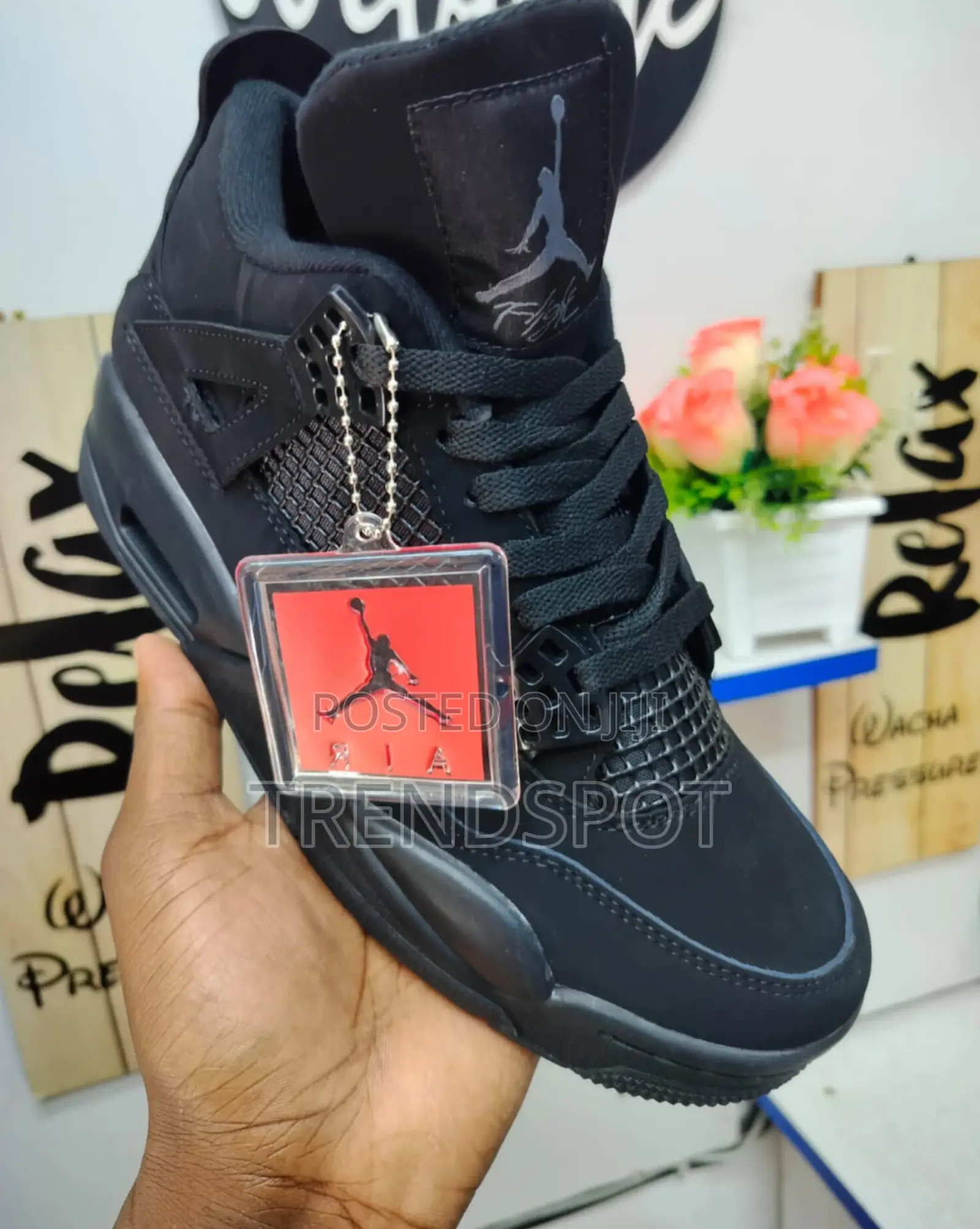 Quality Black Jordan 4s