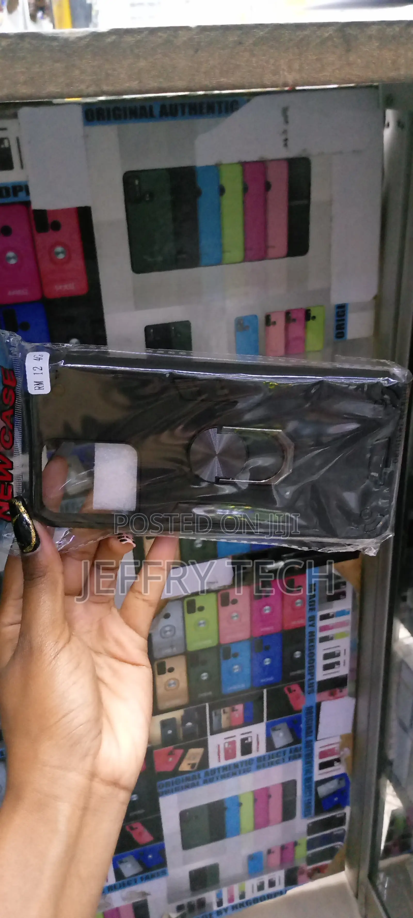Xiaomi Redmi 12 4G Case Magnetic Ring Stand Holder