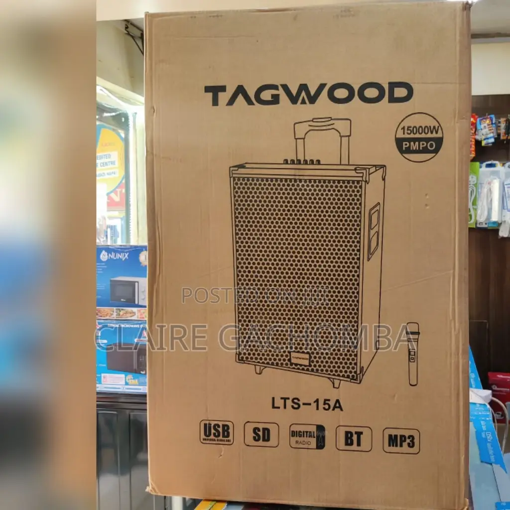 Tagwood 15 Inches Trolley Speaker LTS-15A