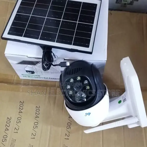 Low Power Ip CCTV Outdoor Camera System App 4g Solar PTZ Cam