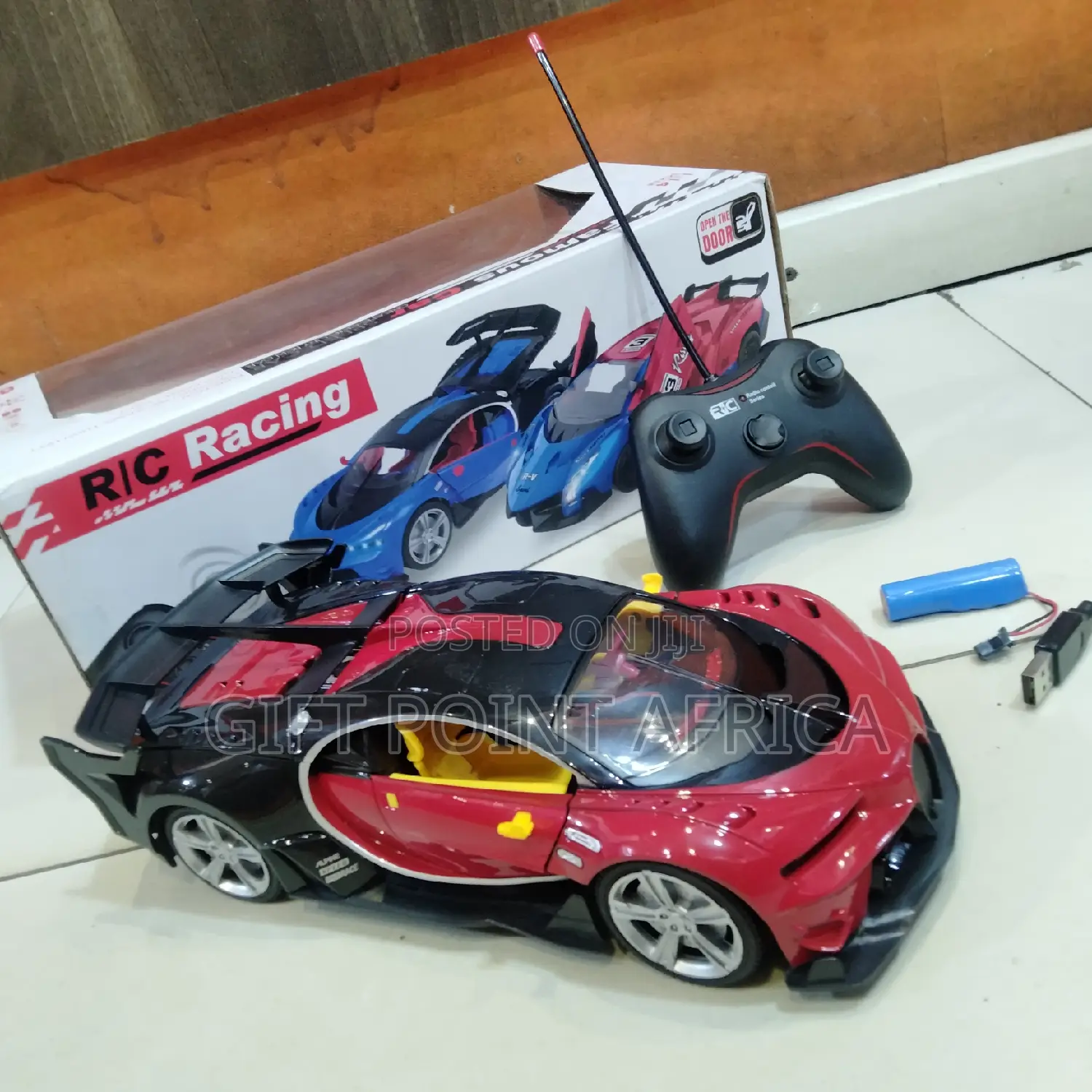 Rechargeable Remote Control Buggati Toy Car for Kids