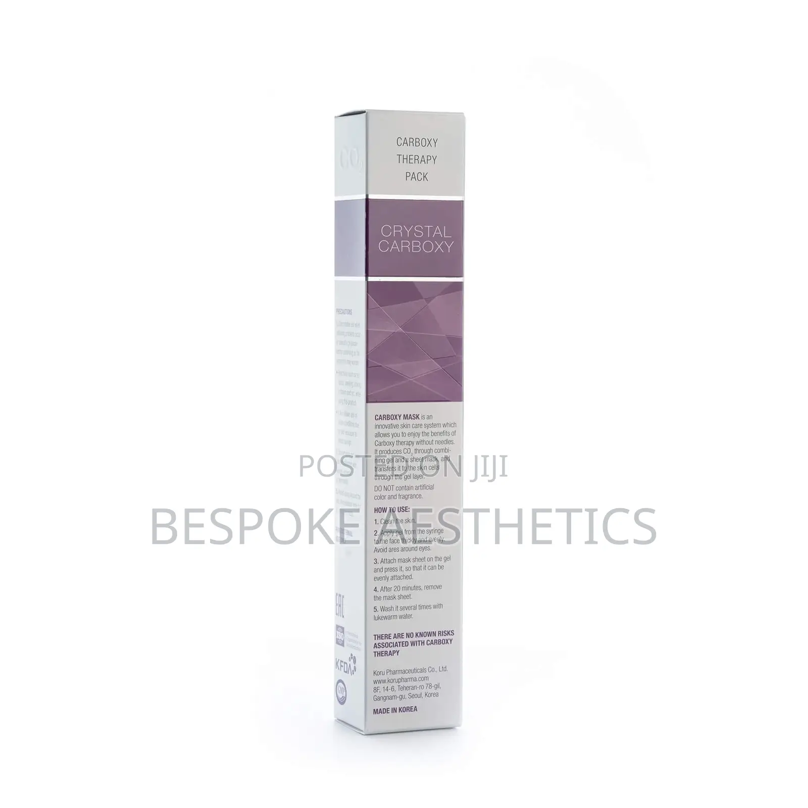Crystal Carboxy CO2 Gel Mask - Non-Invasive Carboxytherapy
