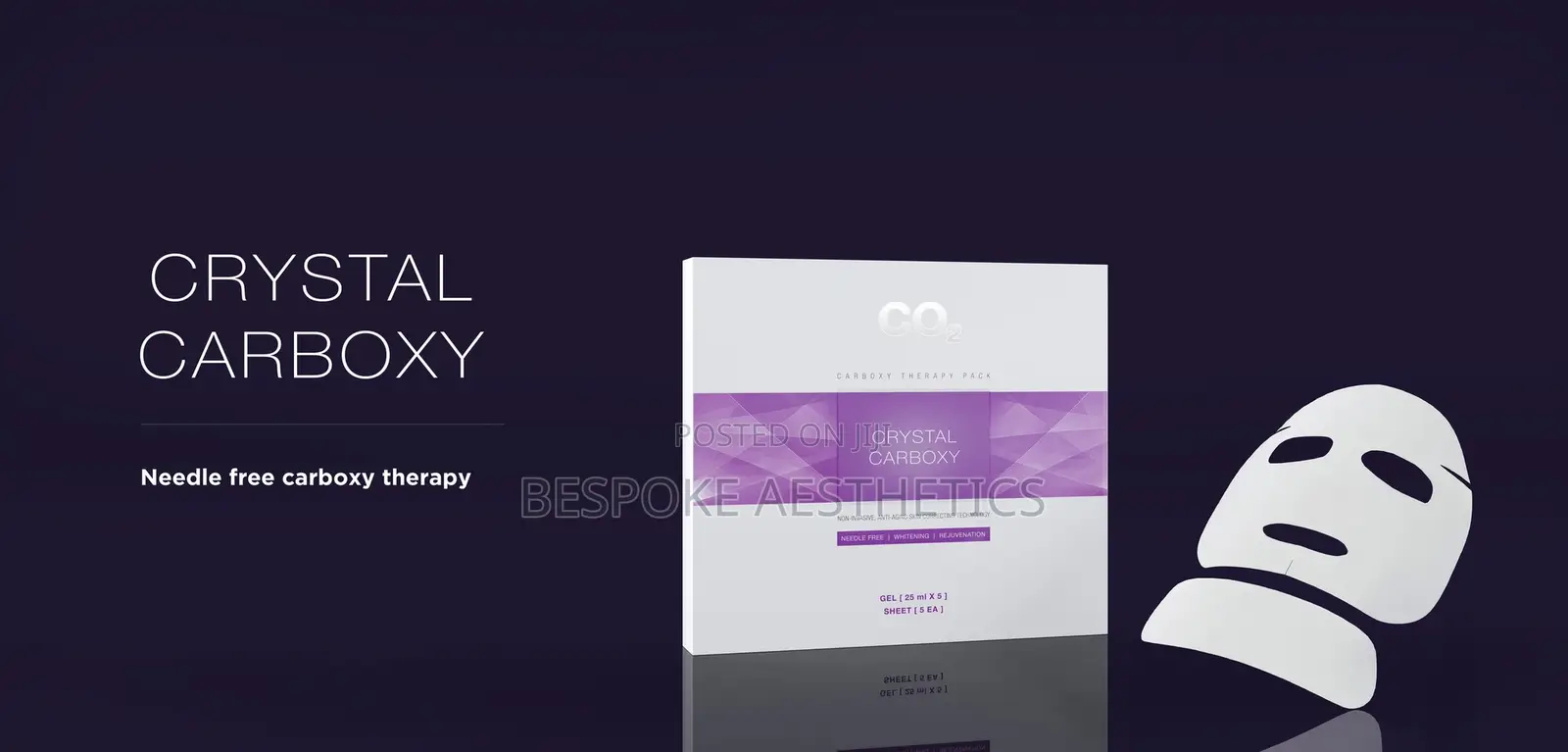 Crystal Carboxy CO2 Gel Mask - Non-Invasive Carboxytherapy