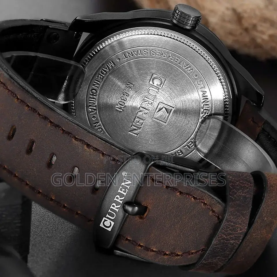 Fashionable CURREN Gents Leather Strap