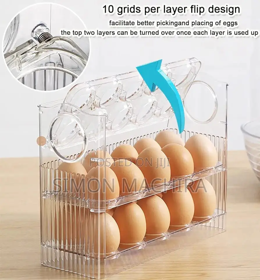 Egg Flip Box Egg Holder Tray