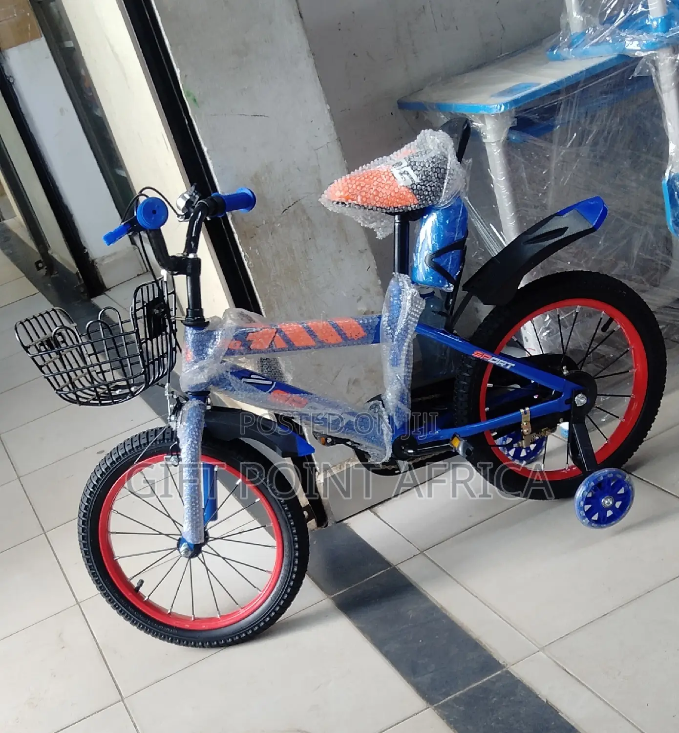 Blue Bike Size 16 for Kids
