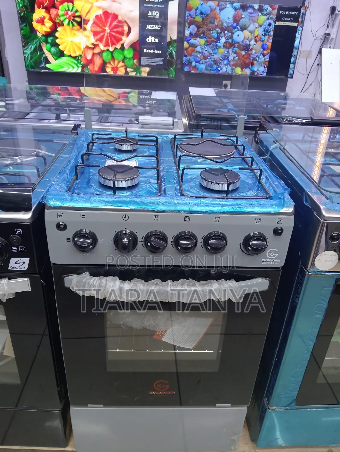 Eurochef 50 by 50 3 Gas and 1 Electric Cooker