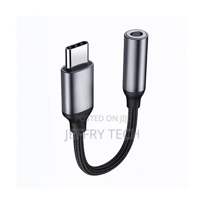 USB Type C to 3.5mm Aux Adapter Type-C 3 5 Jack Audio Cable