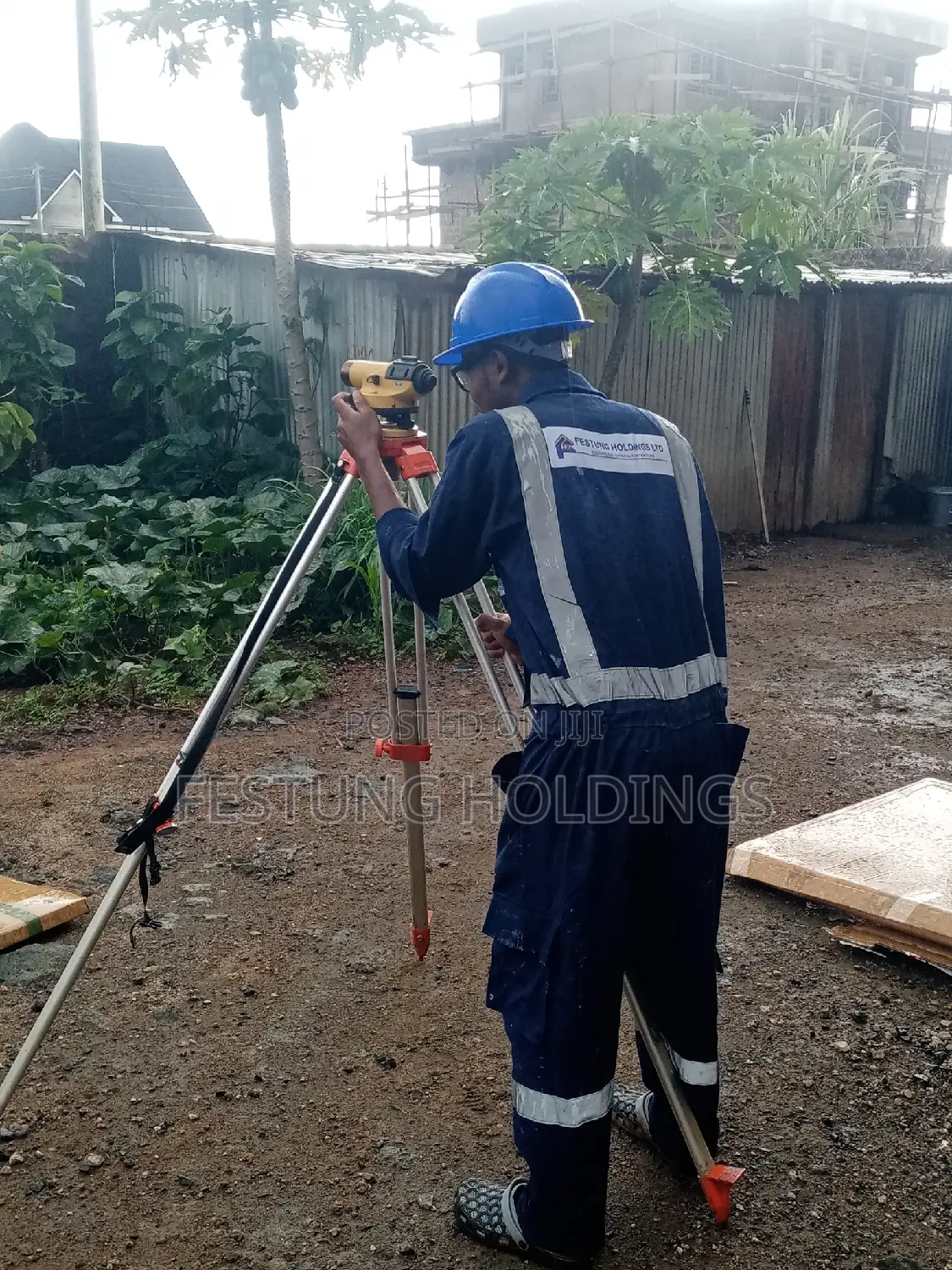 Compound Survey Levels and Landscaping