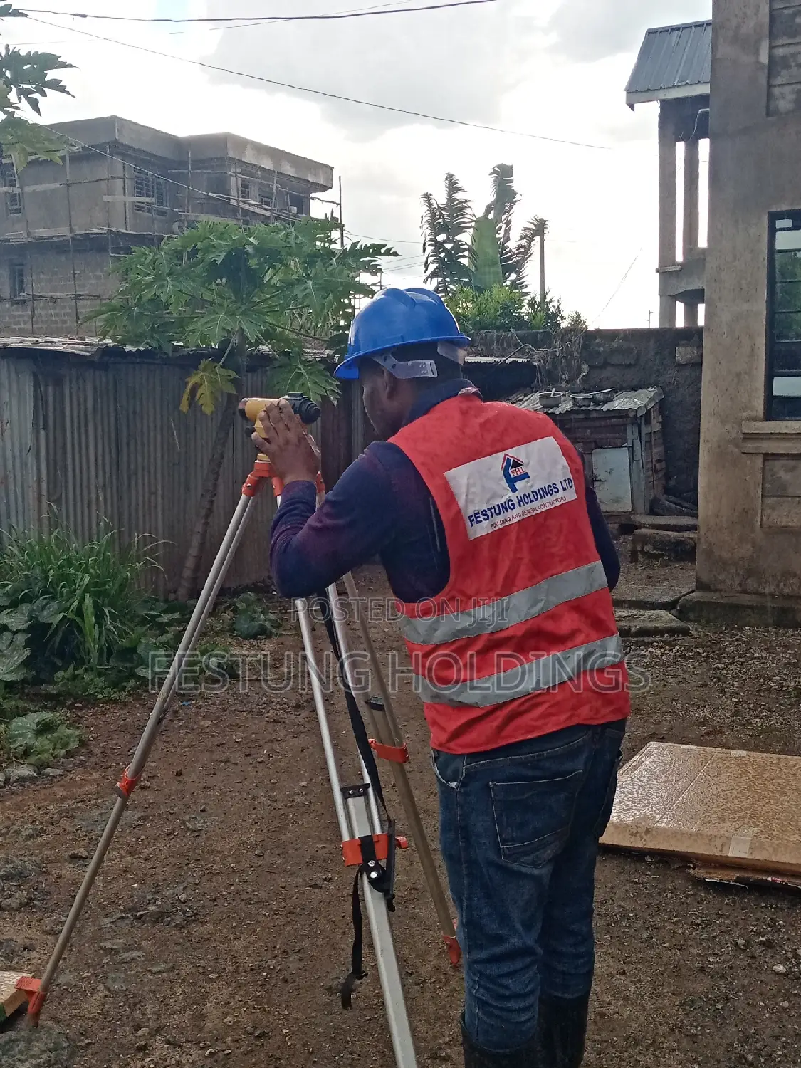 Compound Survey Levels and Landscaping