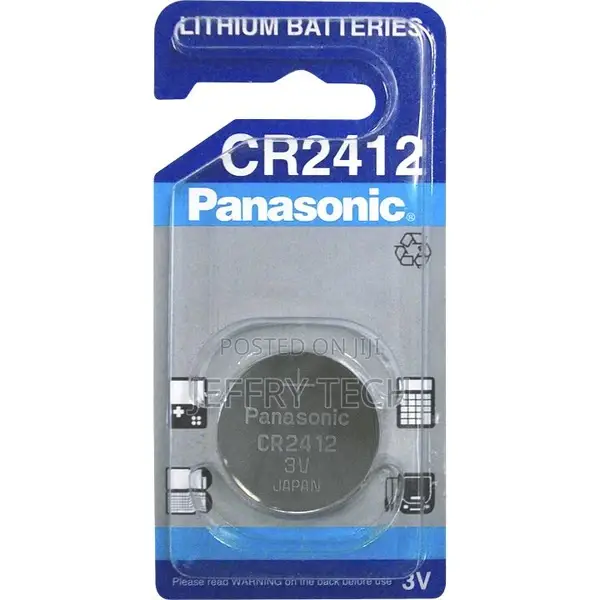 CR 2412 Panasonic Button Battery Lithium