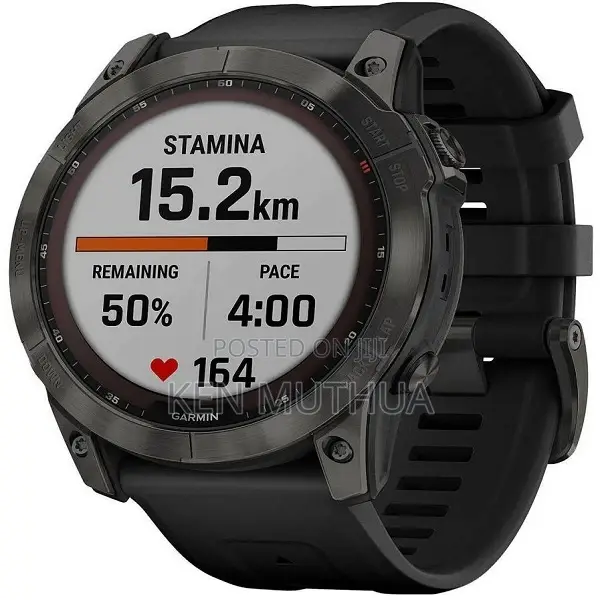 Garmin Fenix 7X Pro Sapphire Solar Carbon Grey DLC Titanium