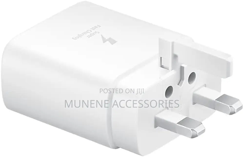 Samsung 45w Superfast Charger for Samsung iPhone White