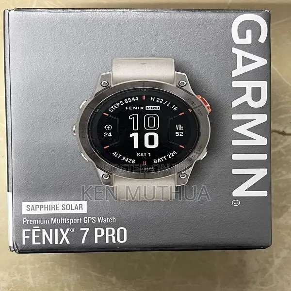 Garmin Fēnix 7 Pro Sapphire Solar, Multisport GPS Smartwatch