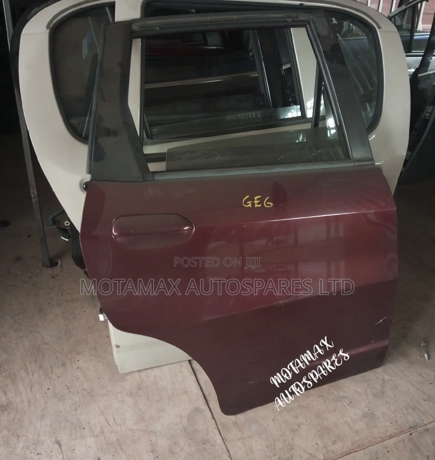 Honda Fit 2010 Rear Door