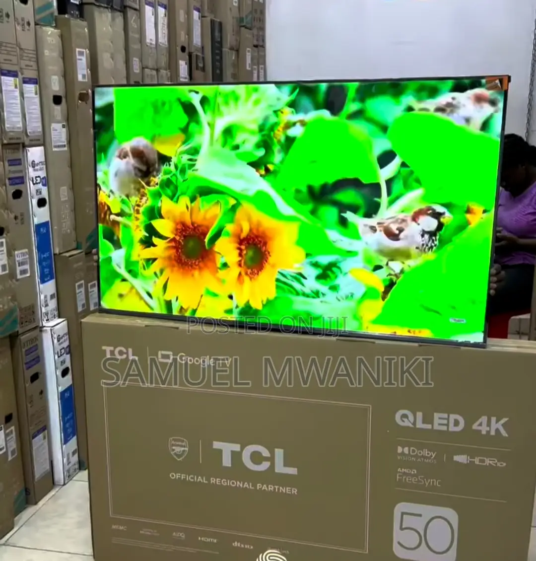 TCL 50′′ C655 Qled Pro Smart Uhd Google Tv – New Model
