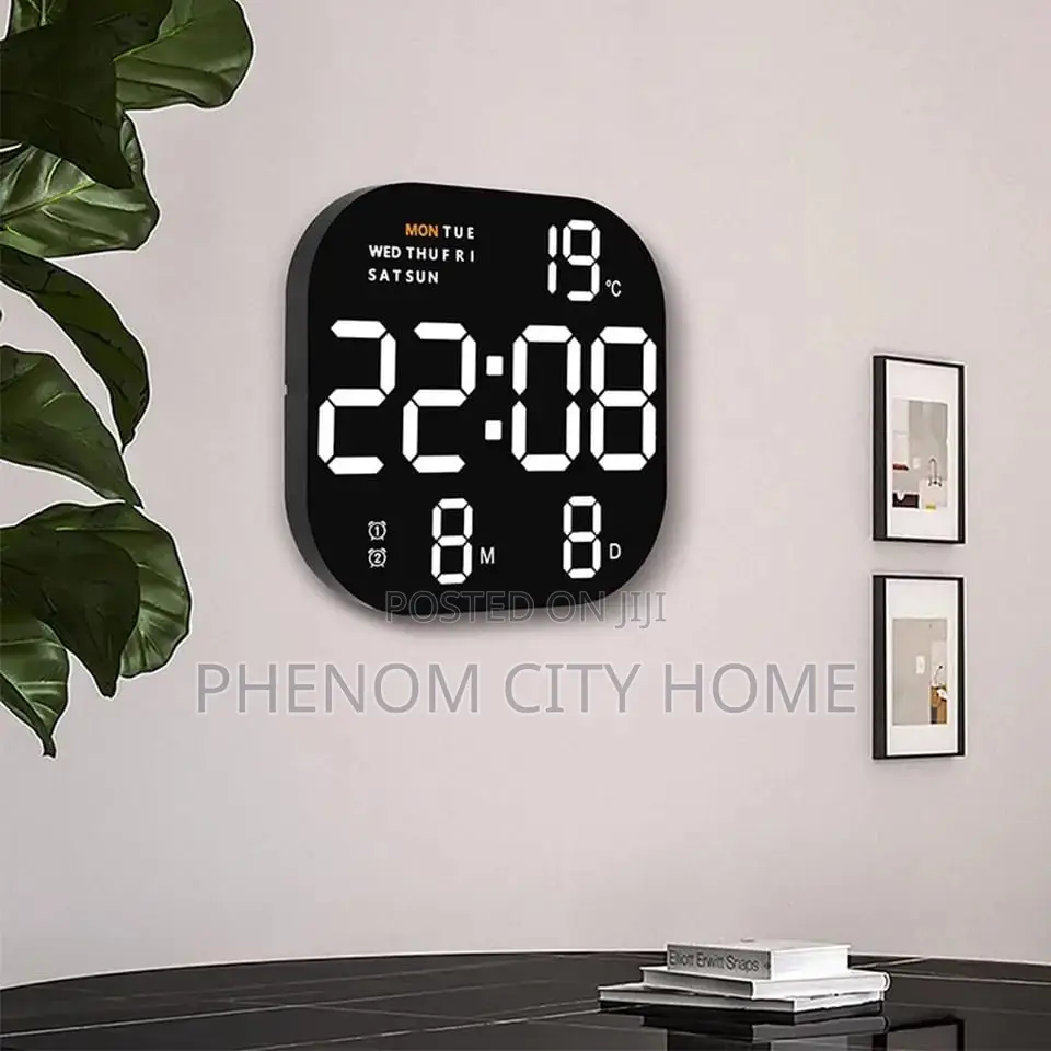 Large Screen Digital Wall Clock