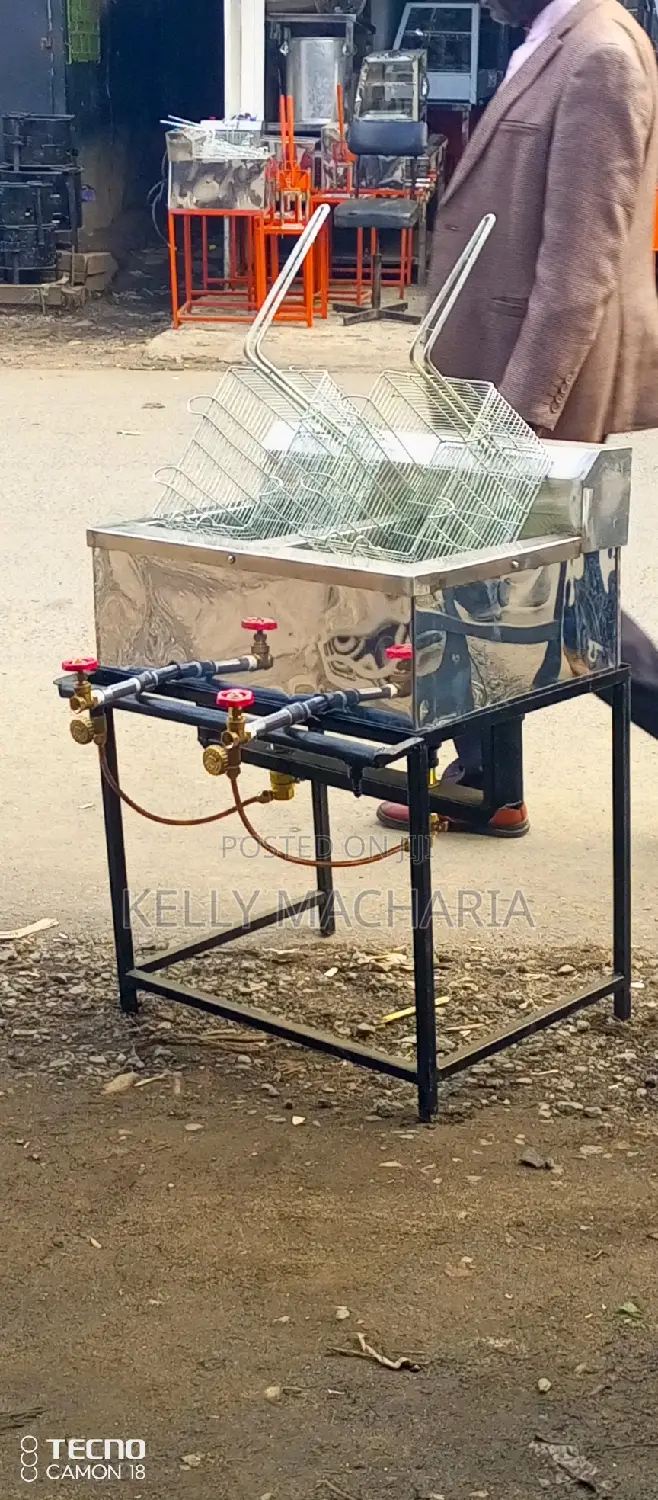 Double Gas Chips Fryers /45