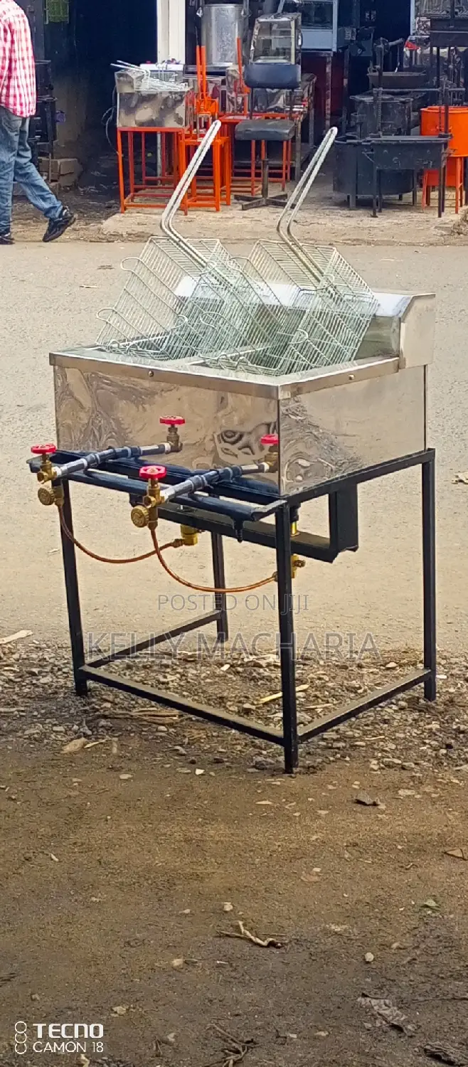Double Gas Chips Fryers /45
