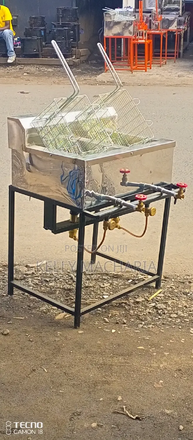 Double Gas Chips Fryers /45