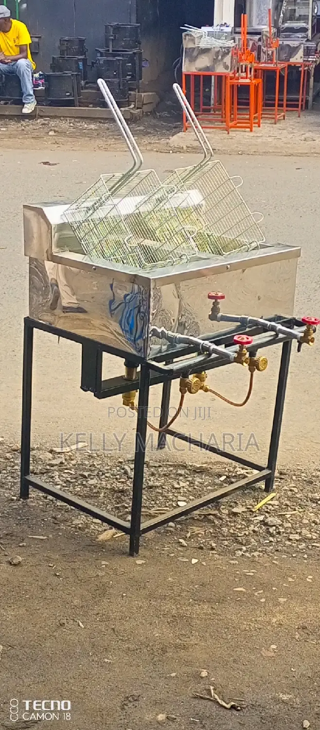 Double Gas Chips Fryers /45