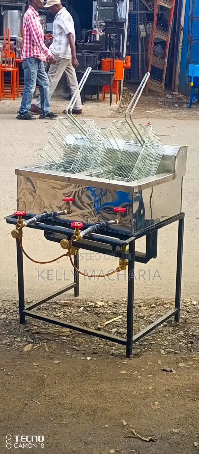 Double Gas Chips Fryers /45