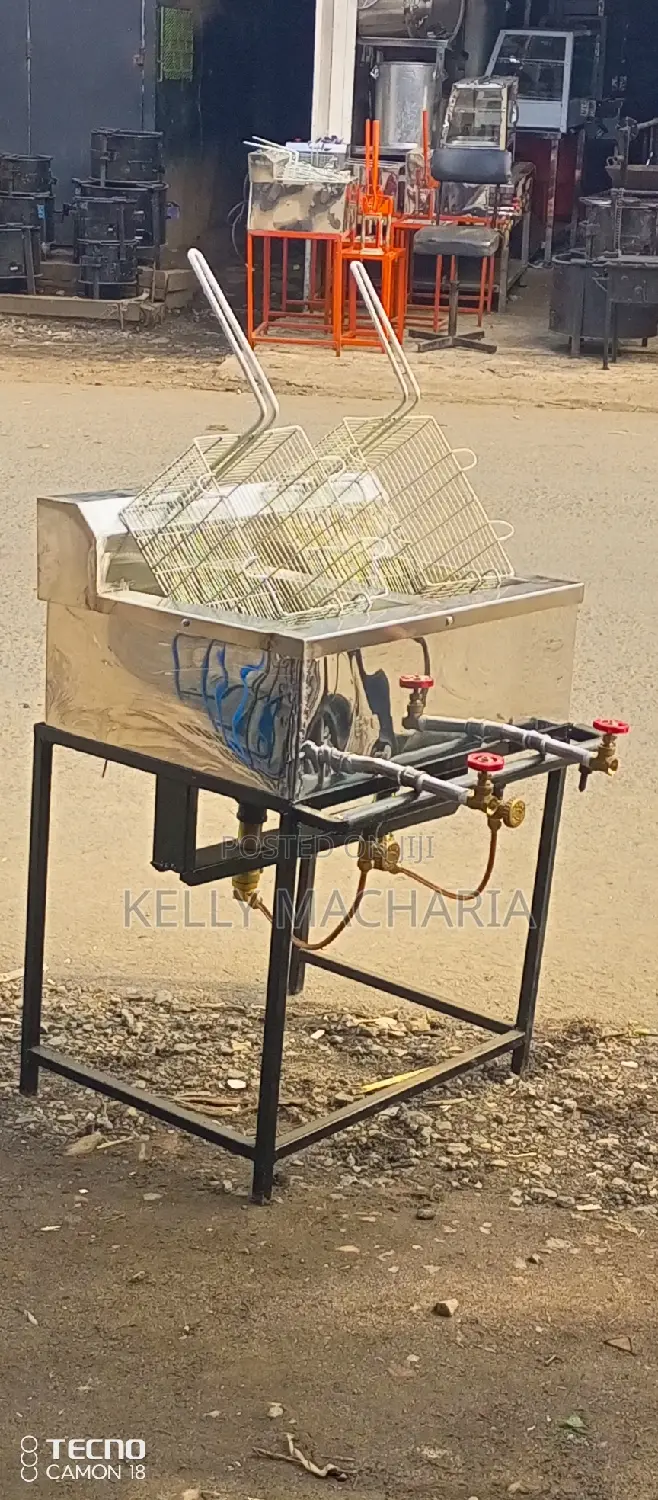 Commercial Double Gas Snacks Fryers