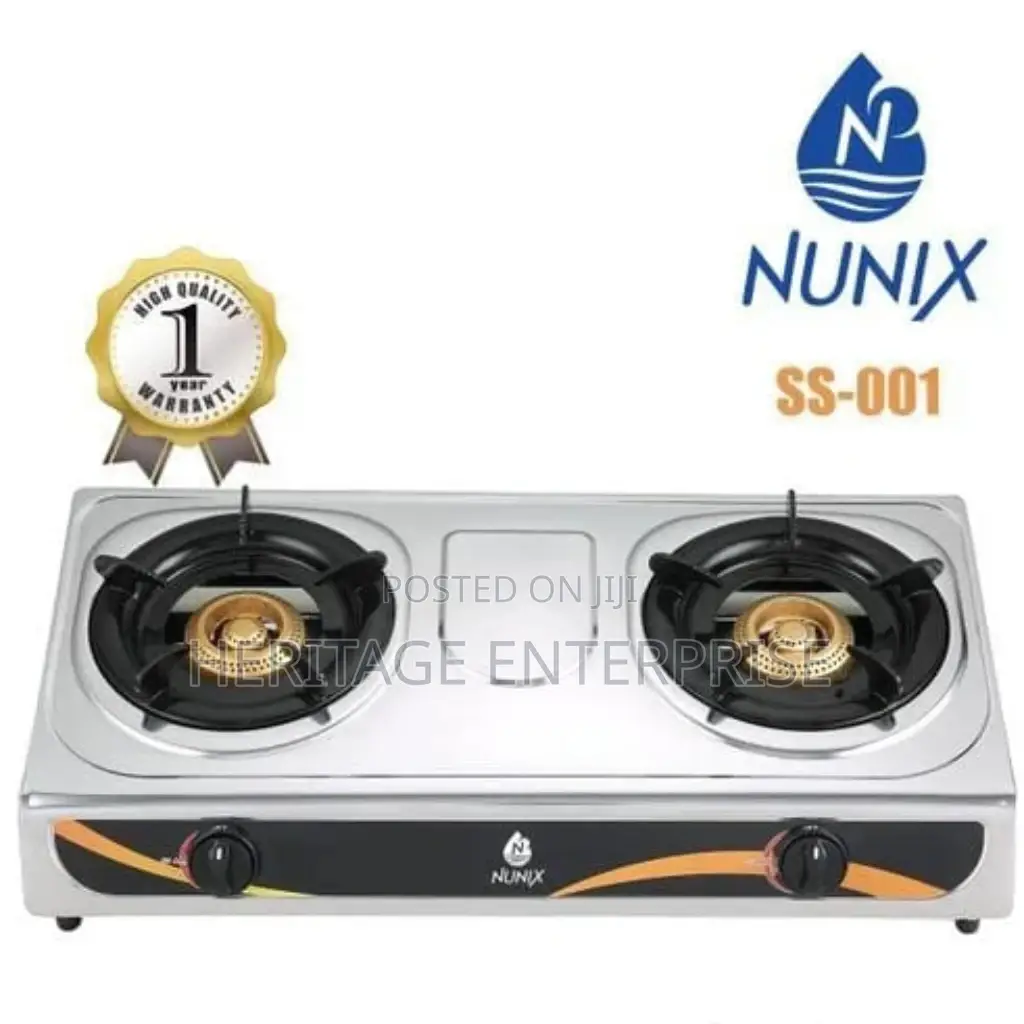 Table Top Gas Stove Nunix 2 Bunner Table Top