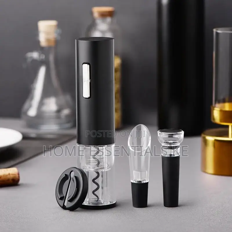 *Electric Wine Openers Set Without Stand 4- In-1 Automatic