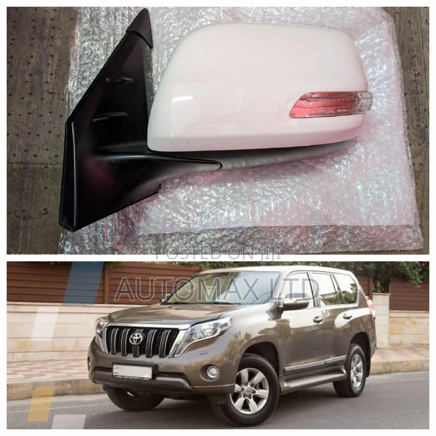 Toyota Land Cruiser Prado, J160, Side Mirror With CAMERA,