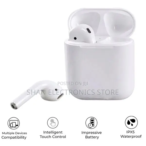 I12 TWS Wireless Bluetooth Airpods Earphones Twins Earbuds^^
