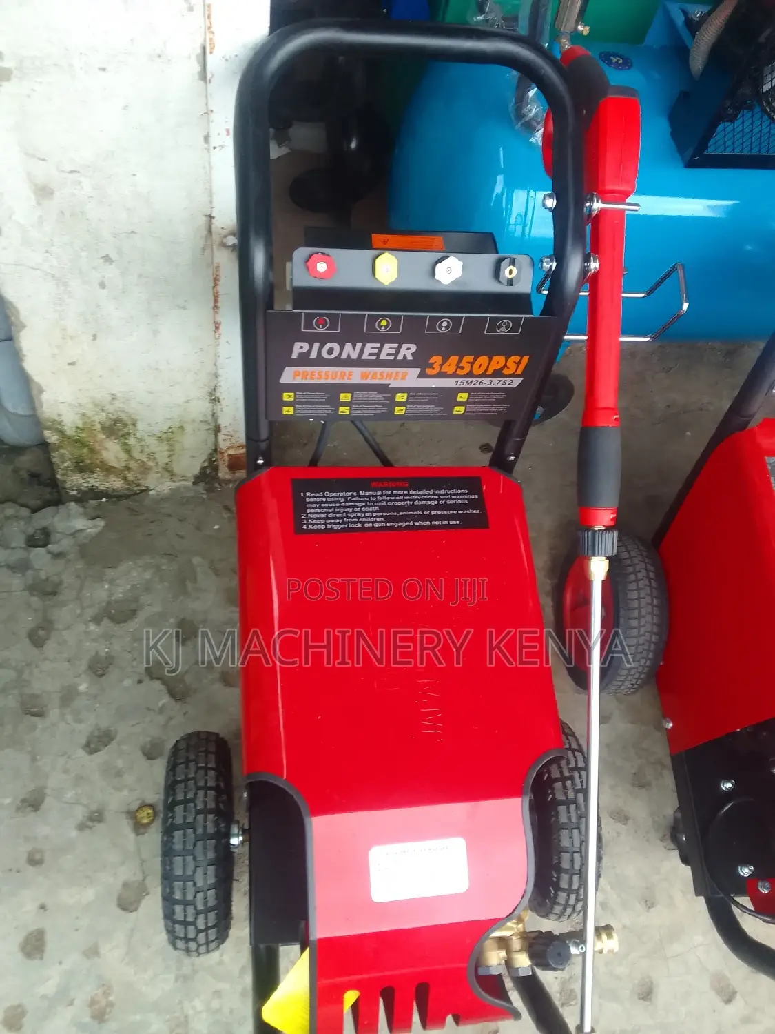 Pioneer 3450psi Highpressure Washer Single Phase.