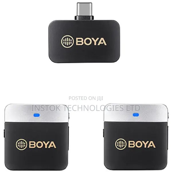 BOYA BY-M1V4 2.4ghz Dual-Channel Wireless Microphone System