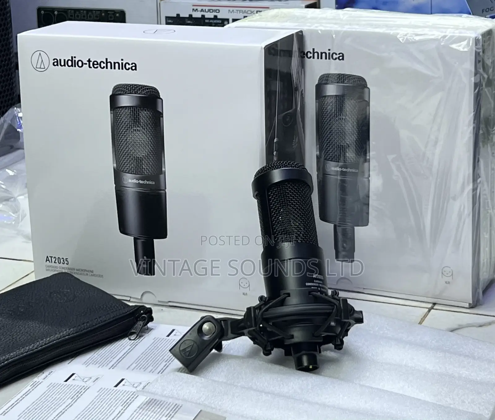 Audio Technica AT2035 Cardioid Condenser Microphone
