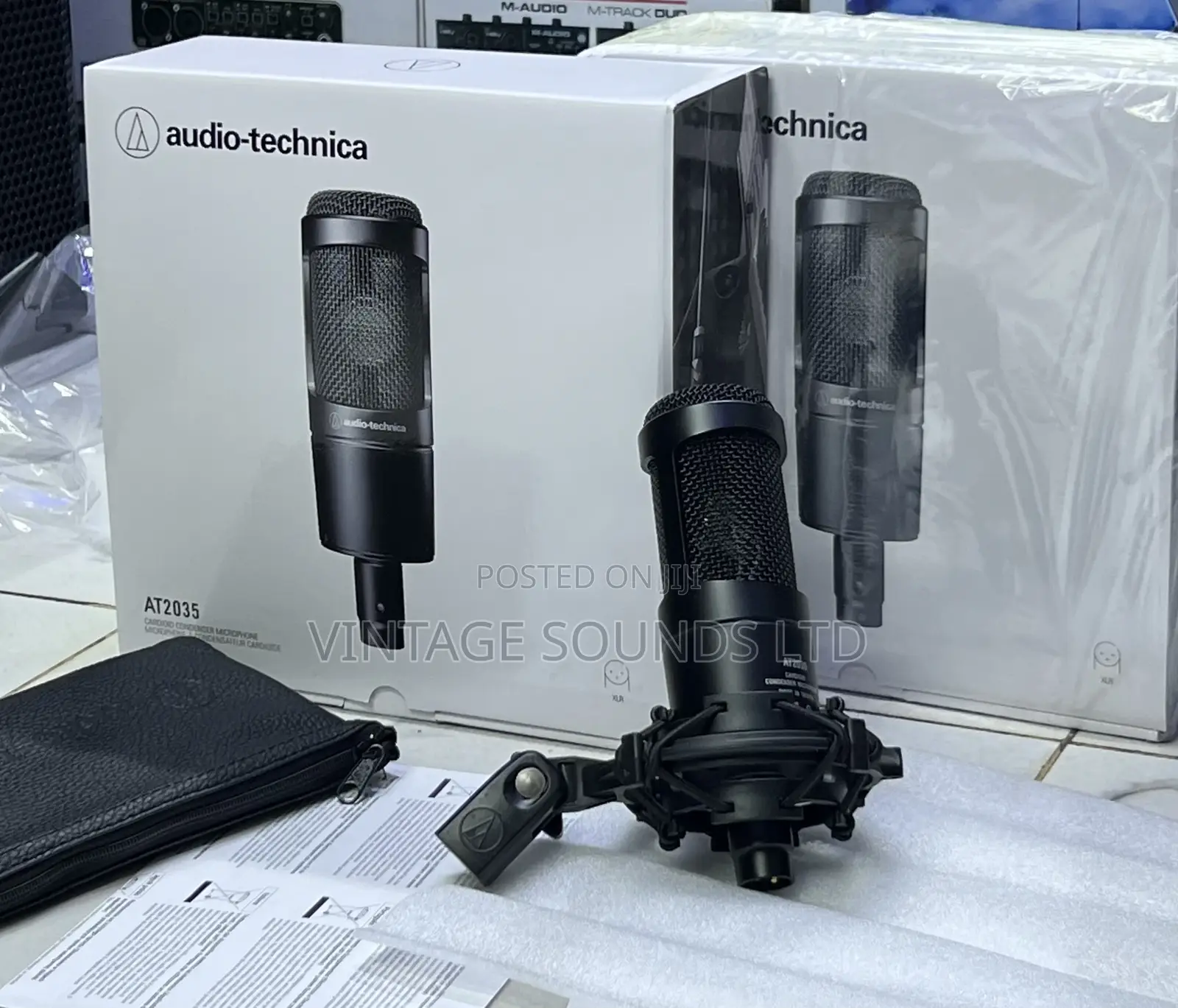 Audio Technica AT2035 Large-Diaphragm Condenser Microphone