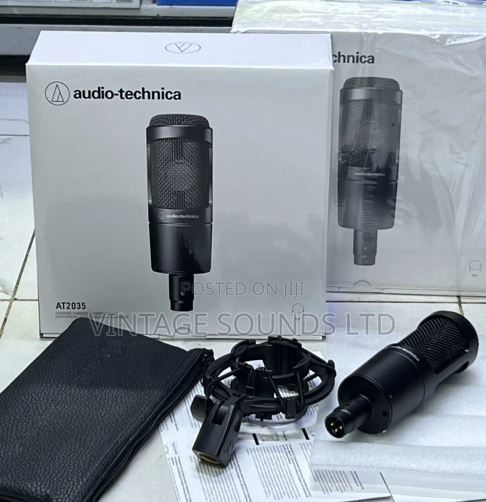 Studio Audio Technica AT2035 Cardioid Condenser Microphone