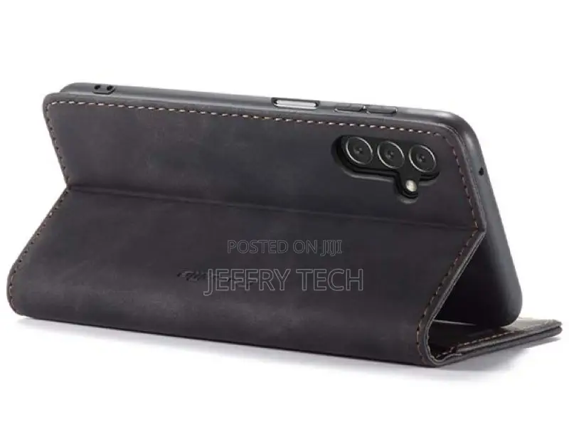 Wallet Case With Stand for Samsung Galaxy A05s - Charcoal