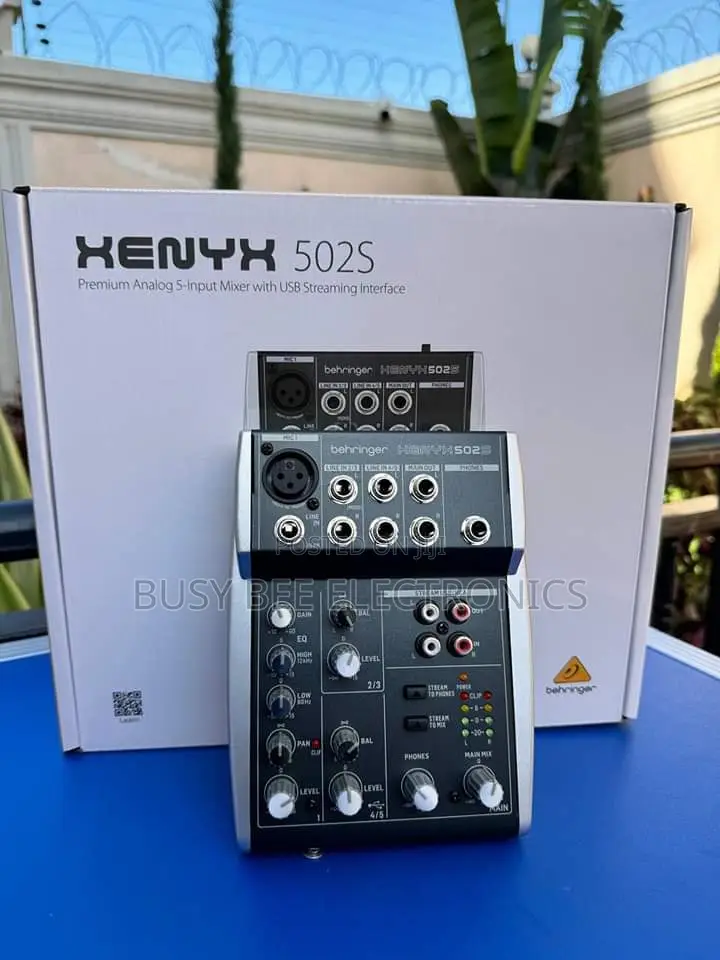 Xenyx 502s Premium Analog 5 Input Analog Mixer