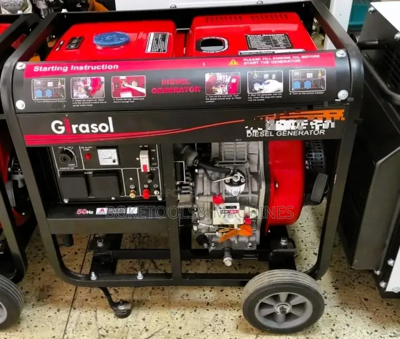 12kva Girasol Open Type Diesel Silent Generator