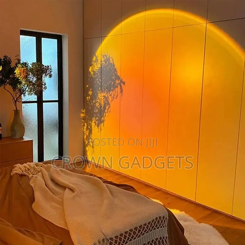 Sunset Projection Lamp for Aesthetic Room Décor