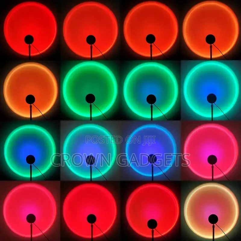 Sunset Lamp Aesthetic Room Decor