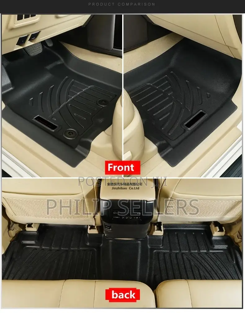Waterproof Car Floor Mats for Toyota Land Cruiser Prado Lc15