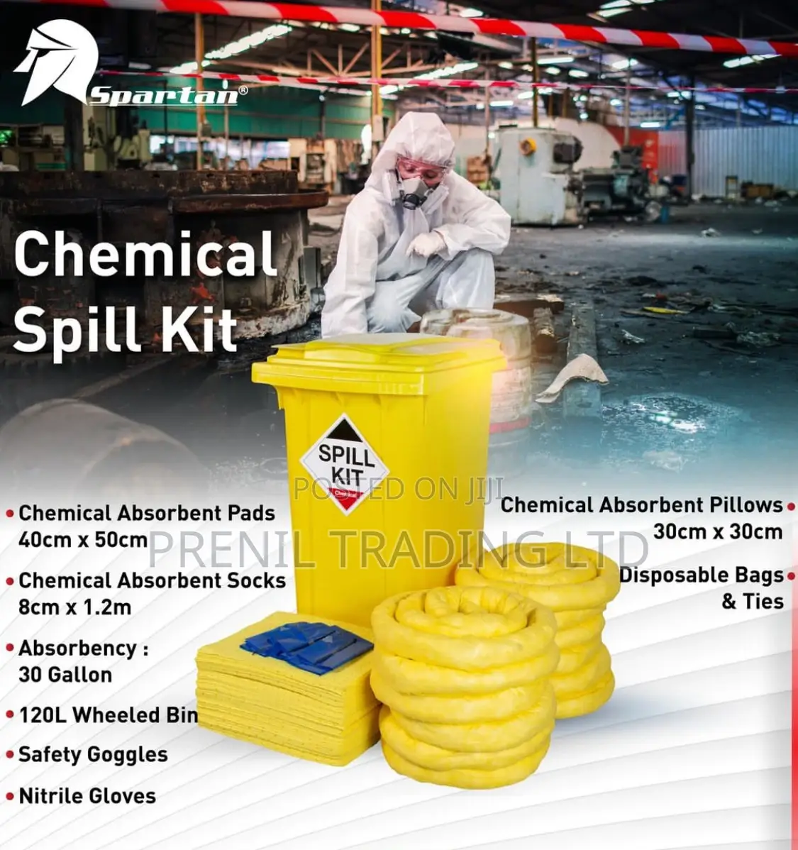 Spill Kit Chemical 80ltr